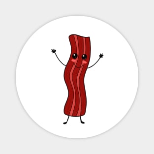 HAPPY Bacon Strip Magnet